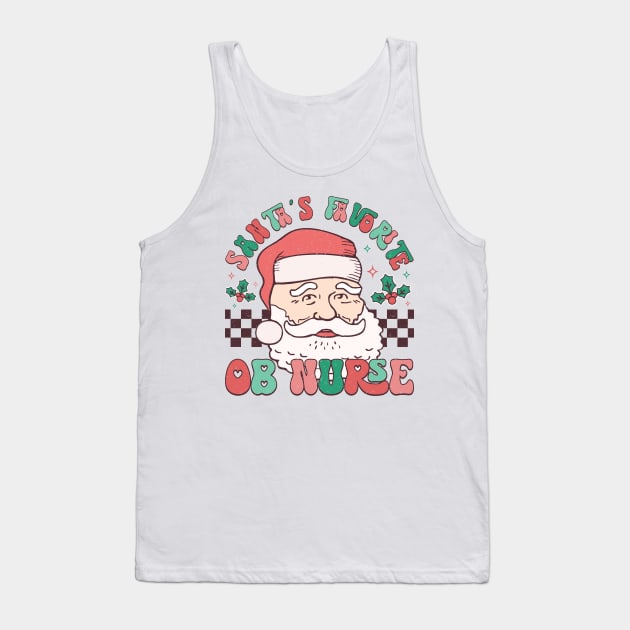 santas favorite OB nurse Tank Top by MZeeDesigns